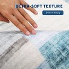 Washable Modern Geometric Rug Non Slip Low Pile Rug Contemporary Floor Cover Foldable Indoor Carpet for Living Room Bedroom Playroom Office - 4 of 4