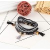 6 Sets Boho Bead Bracelets Multilayered Stackable Stretch Bracelets Multicolor Bohemian Charm for Women and Men - 4 of 4