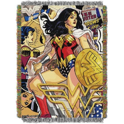 DC Comics Wonder Woman Gone Wonder Tapestry Throw