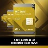 WD Gold 20TB Internal 3.5" SATA/600 Hard Drive, CRM Method 7200rpm WD202KRYZ - 3 of 4