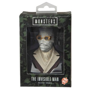 Trick or Treat Studios Holiday Horrors Invisible Man Halloween Ornament - 4 in x 3 in - Gray - 1 of 1
