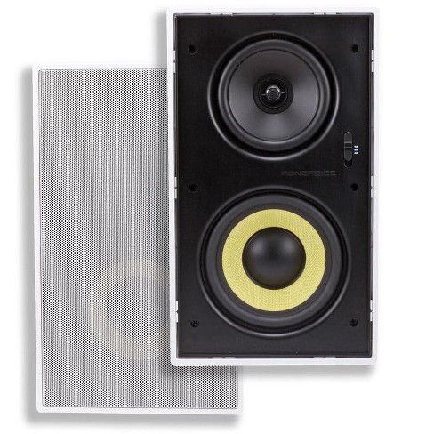 album Afdeling klassiek Monoprice 3-way Aramid Fiber In-wall Speakers - 6.5 Inches (pair) With  Concentric Mid/highs, And Titanium Silk Dome Tweeters - Caliber Series :  Target