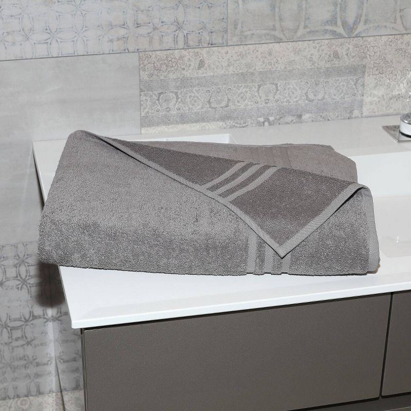 Denzi Turkish Towel Bath Sheet Dark Gray - Linum Home Textiles, 1 of 5