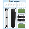 10x20 FT Pop Up Canopy with 6 Sidewalls, Outdoor Instant Tent with Wheeled Carry Bag, Beach Tent with One Push Setup, Portable Gazebo Shelter - 3 of 4