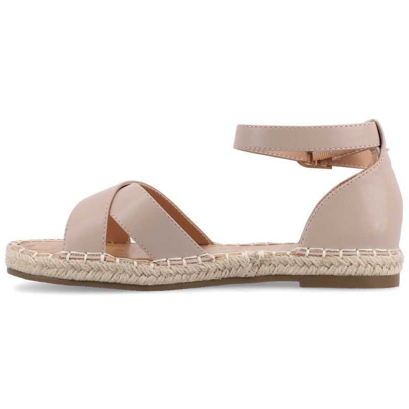 Journee Collection Womens Medium and Wide Width Lyddia Espadrille Flat Sandals, 3 of 11