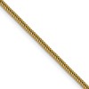 Chisel Stainless Steel Polished Yellow IP-plated 1.5mm 22" Square Wheat Chain Necklace - 2 of 4