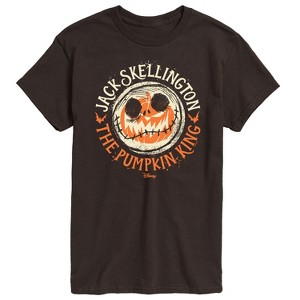 Men's - The Nightmare Before Christmas - Jack Skellington The Pumpkin King Short Sleeve Graphic T-Shirt - 1 of 4