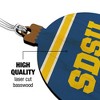 South Dakota State University Stripes Wood Christmas Tree Holiday Ornament - 3 of 4