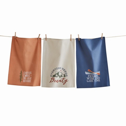 Tagltd Dolce Vita Oranges Dish Flour Sack Dishtowel Set Of 2 : Target