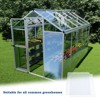 Aoodor Polycarbonate Greenhouse Panels, Waterproof, UV Protected Reinforced Twin-Wall Clear Sheets - 3 of 4