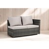 Mshliw 6-Piece Outdoor Wicker Furniture Set - All-Weather Patio Sofa for Backyard, Garden, and Porch - 4 of 4