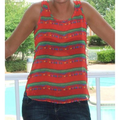 Women's SLEEVELESS PRINTED TOP - EVERLY