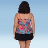 Trimshaper Women's Ronnie Two Tier Ruffle Plus Tankini Swimsuit Top - 3 of 3