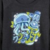 Women's - Instant Message - Jellyfish Ramune Lightweight French Terry Wide Neck Long Sleeve Shirt - 2 of 4