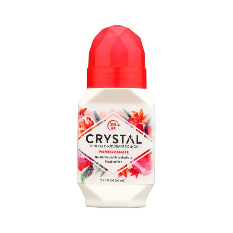 Crystal Antiperspirants and Deodorants Mineral Deodorant Roll-On - Pomegranate, 1 of 3