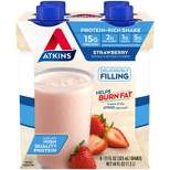 Atkins Protein Shake - Strawberry -4pk/44 fl oz