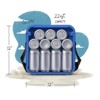 FOAM Portable EVA Lightweight Beach Rigid 30 Cans/22qt Hybrid Soft Sided Floating Cooler - Glacier Blue - 2 of 4