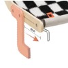Bencmate Pet Beds Cat Window Perch Cat Hammock,Cat Seat Bed with Reversible Mat Holds up to 40lbs, Multicolored(18.50"*15.60"*8.50") - 3 of 3