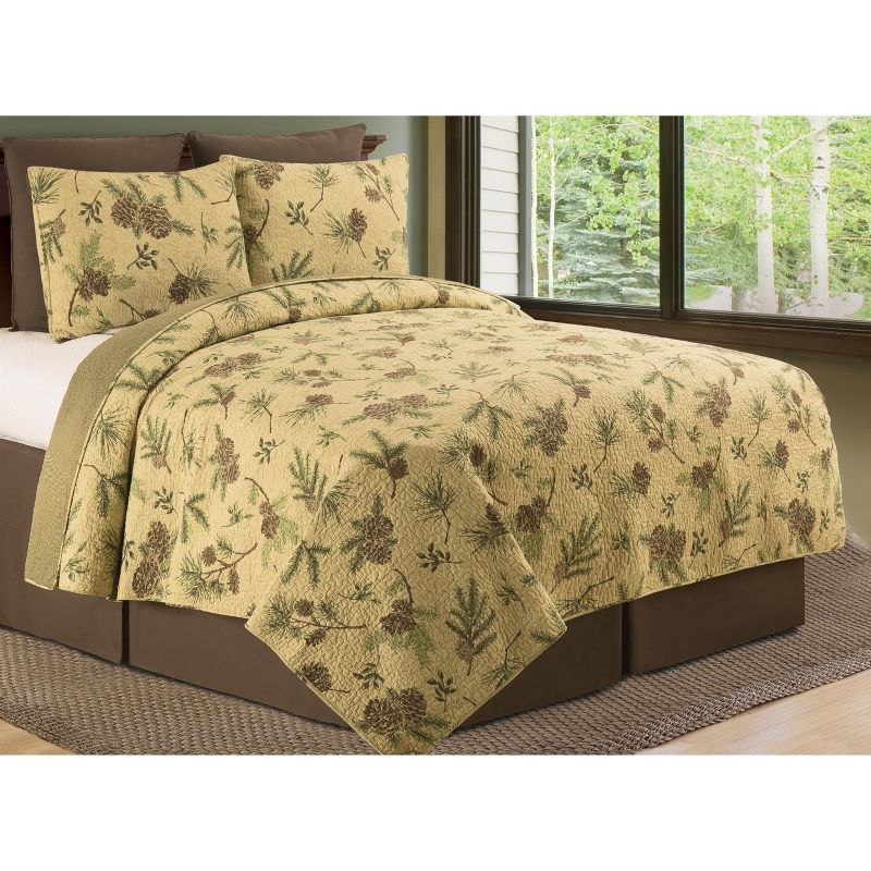 C&F Home Woodland Retreat Cotton Quilt Set  - Reversible and Machine Washable, 3 of 8
