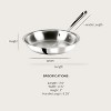 All-Clad D3 10 Inch Stainless Steel Frying pan, 3-Ply Stainless Steel Pan,Oven Broiler Safe 600F Skillet, Professional Cookware, Silver - 4 of 4