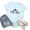Simply Sage Market Camp More Worry Less Mountains Short Sleeve Tee - 3 of 4