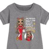 Girls' - LOL Surprise! - Extra w/ a Side of Swag Graphic Short Sleeve Fleece Dress - 2 of 4