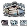Waterproof baby print stroller bag storage hanging bag diaper bag mother and baby mommy bag - 3 of 4