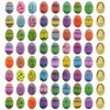 Joyfy 72Pcs 3" Easter Eggs Plastic Printed Bright Eggs with Golden Eggs for Easter Egg Exchange Gifts, Party Favor Goodie Bags - 3 of 4