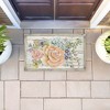 Stupell Industries Rose Succulent Bouquet Printed Outdoor Door Mat, design by Susan Winget, 18"x30" - 3 of 4
