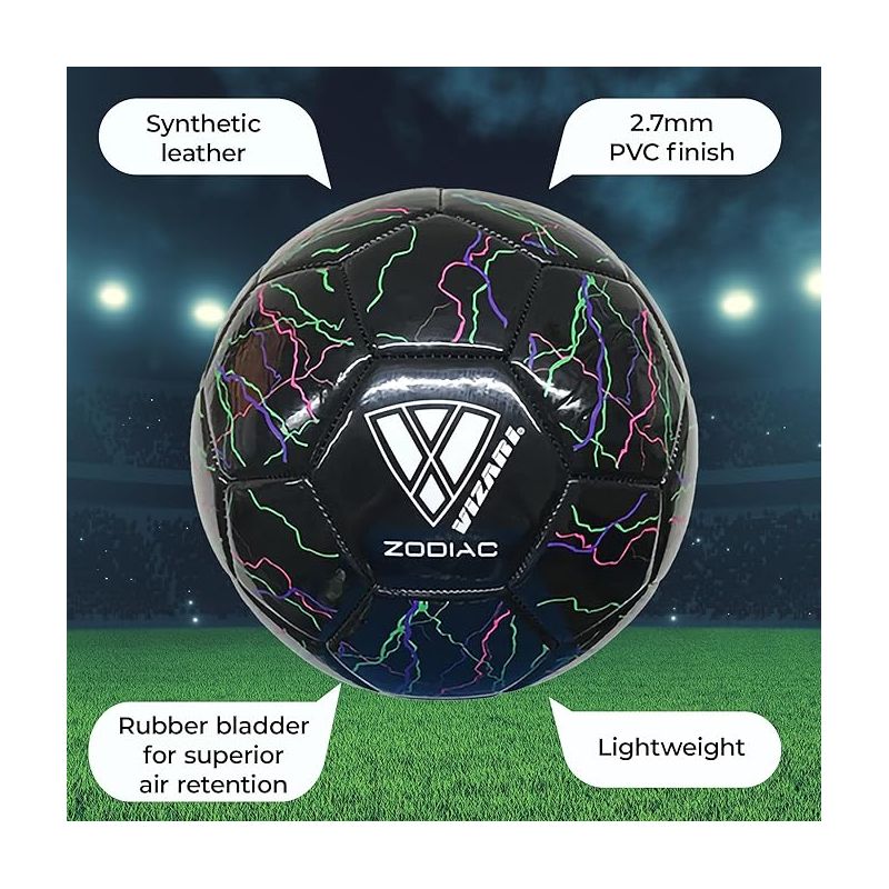 Vizari Zodiac Soccer Ball for Kids and Adults | for Training and Light Game Use | 6 Colors and Three Sizes to Choose from This Youth Soccer Ball, 5 of 7