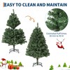Jojoka Holiday Christmas Tree with Lights, High-End Realistic Spruce, Hinged Metal Branches and Foldable Stand, Indoor Artificial Xmas Tree for Home - 3 of 4