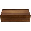 MegaChef Acacia Wood 14.25 x 7.5 Inch 10 Compartment Tea Box - 3 of 4