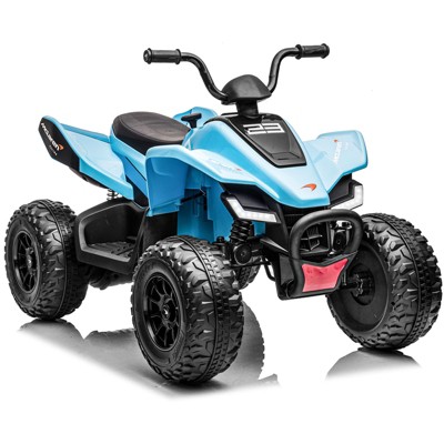 Officially Licensed Mc-Laren Ride On Car, 4 Wheeler for Kids 3+, 24V Battery Powered Electric ATV