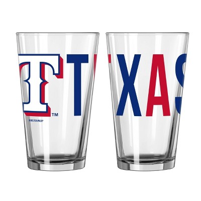 MLB Texas Rangers Overtime Pint Glass - 16oz