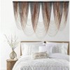 Macrame Wall Hanging Brown Dip - Dyed Large Boho Fiber Art for Living Room Office Decoration 57x41 Inch - 2 of 4