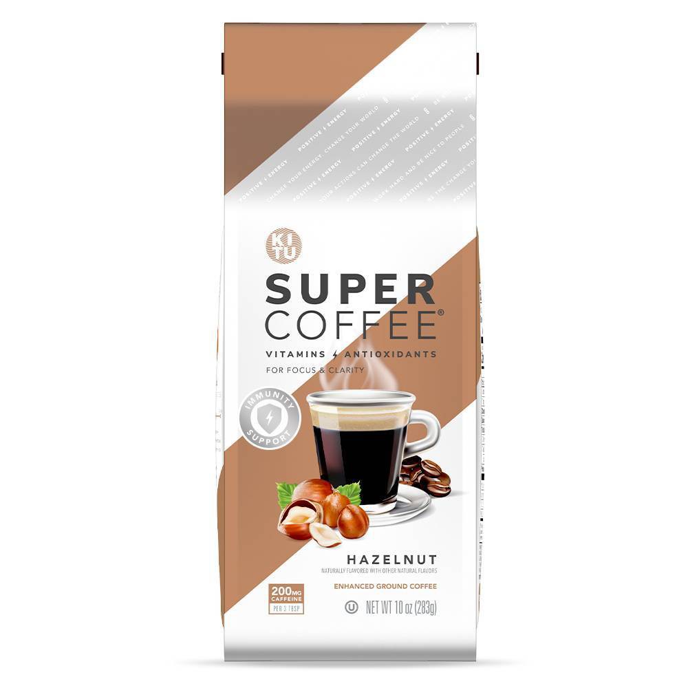 KITU Super Coffee Hazelnut Medium Roast Ground Coffee - 10oz (BB 4/23)