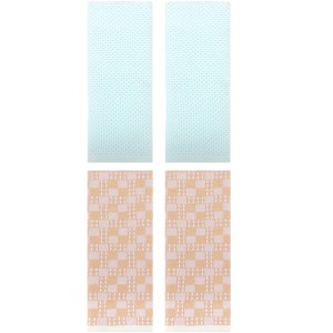 REGALWOVEN 4 Pcs Soft Absorbent Comfortable Waffle Design Hand Towel - 1 of 4