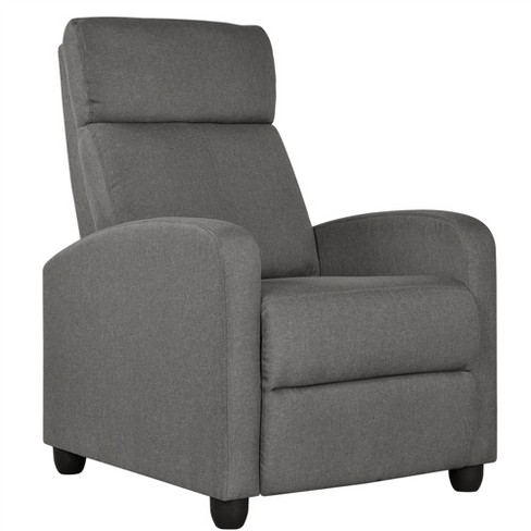 Upholstery Elderly Recliner Chair with Padded Seat Adjustable Backrest  Cushion