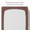 Natemia Fitted Bed Sheet Crib Cinnamon - 4 of 4