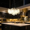 BAOURE Modern Black Tree Branch Chandelier 6-lights, 18.11in Linear Pendant Light Fixture for Dining Living Room Entryway Foyer Stairway Bedroom - 2 of 4