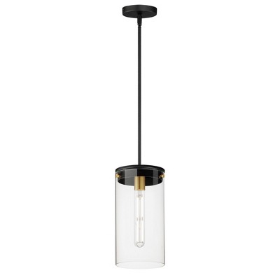 Maxim Lighting Pinn 1 - Light Pendant in  Black/Satin Brass
