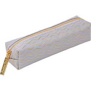 Pukka Pad Haze Faux Leather Zipper Pencil Case Blue (9981(BE)-HZE) - 1 of 4