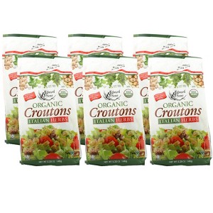 Edward & Sons Organic Croutons Italian Herbs - Case of 6/5.25 oz - 1 of 4