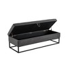NicBex Storage Ottoman Bench for Bedroom,Velvet Storage Bench with Metal Base,Ottoman for Living Room,Bedroom,Entryway - 4 of 4