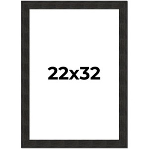 PosterPalooza | Contemporary Black Picture Frame - UV Acrylic, Foam Board Backing, Hanging Hardware - 1 of 4