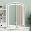 AZL1 Life Concept Decorative Wall Mirror with Modern Design Easy Hanging for Contemporary Home Bedrooms Entryways, White, 29.53"*22.83"*2.76" - 4 of 4