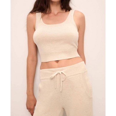 Women's Recycled Sweater Cropped Tank - Eberjey XS