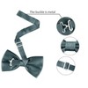 Allegra K Men's Pre-tied Solid Adjustable Classic Tuxedo Wedding Bow Ties - 3 of 4