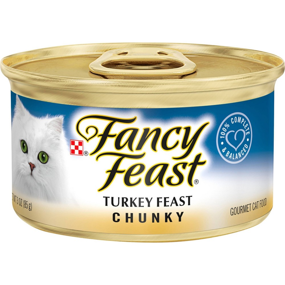 UPC 050000040414 product image for Purina Fancy Feast Chunky Gourmet Wet Cat Food Turkey Feast - 3oz | upcitemdb.com