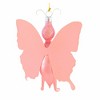 Italian Ornaments 4.5 Inch Lumibug Pink Butterfly Spring Tree Ornaments - 3 of 4